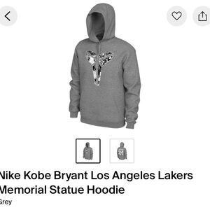 Nike Gray Kobe Bryant Tribute Hoodie